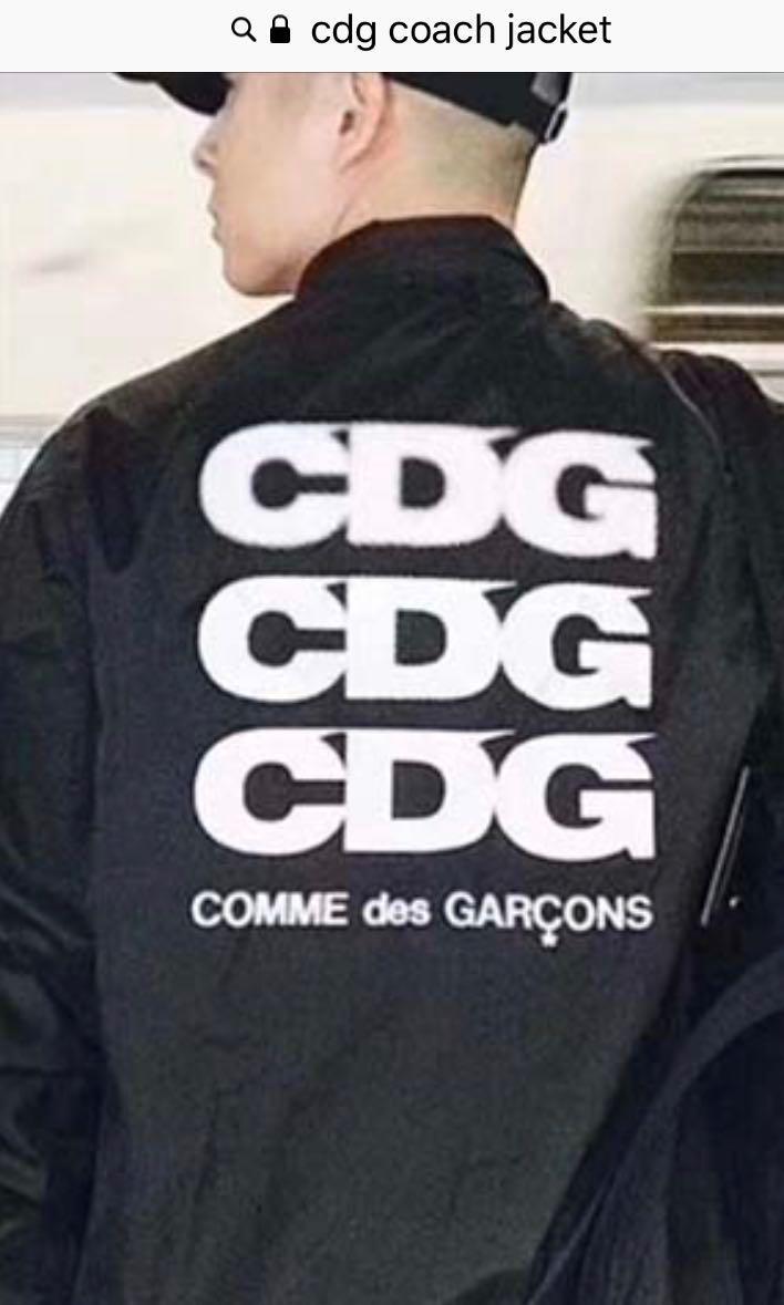 Cdg coach jacket Luxury Apparel on Carousell