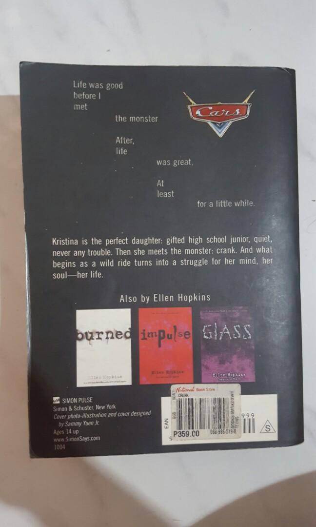 Crank By Ellen Hopkins Books Books On Carousell