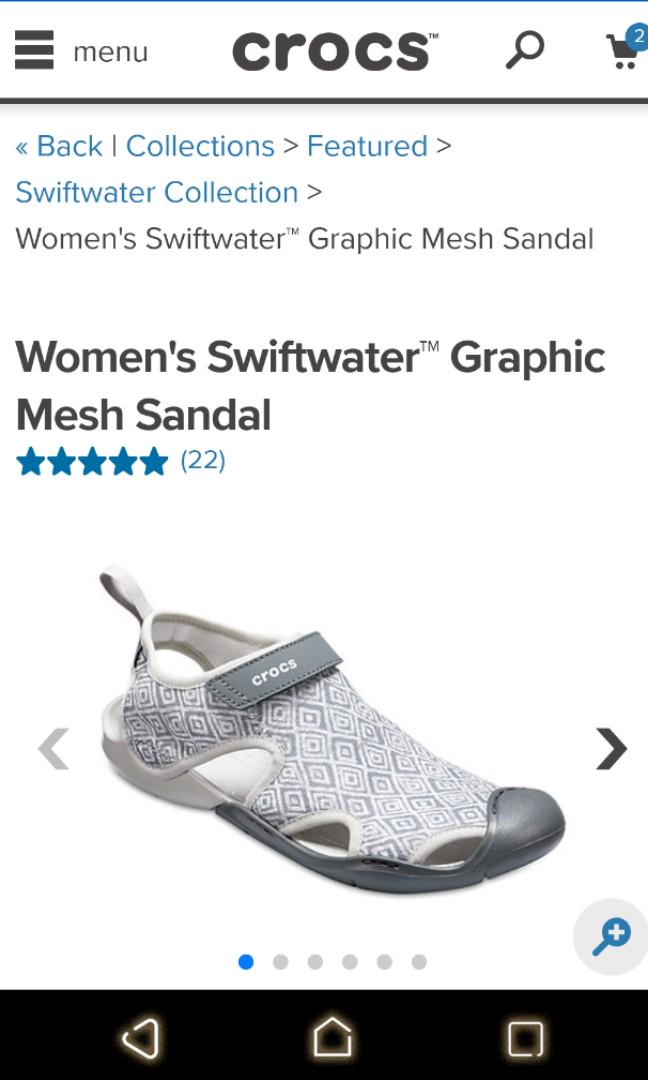 women's crocs swiftwater mesh sandal