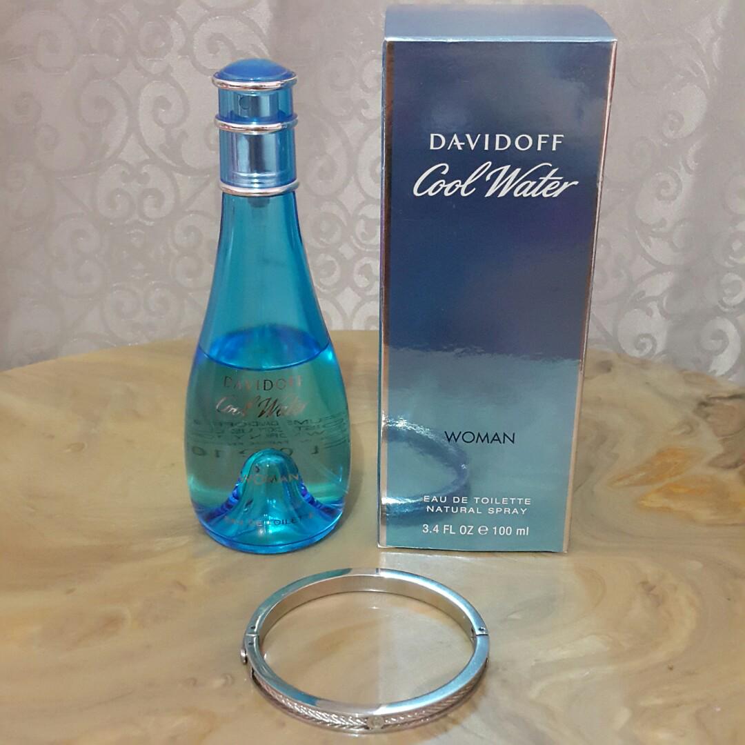 Davidoff Cool Water Blue EDT Woman Perfume Parfum Cologne 100ml, Beauty ...
