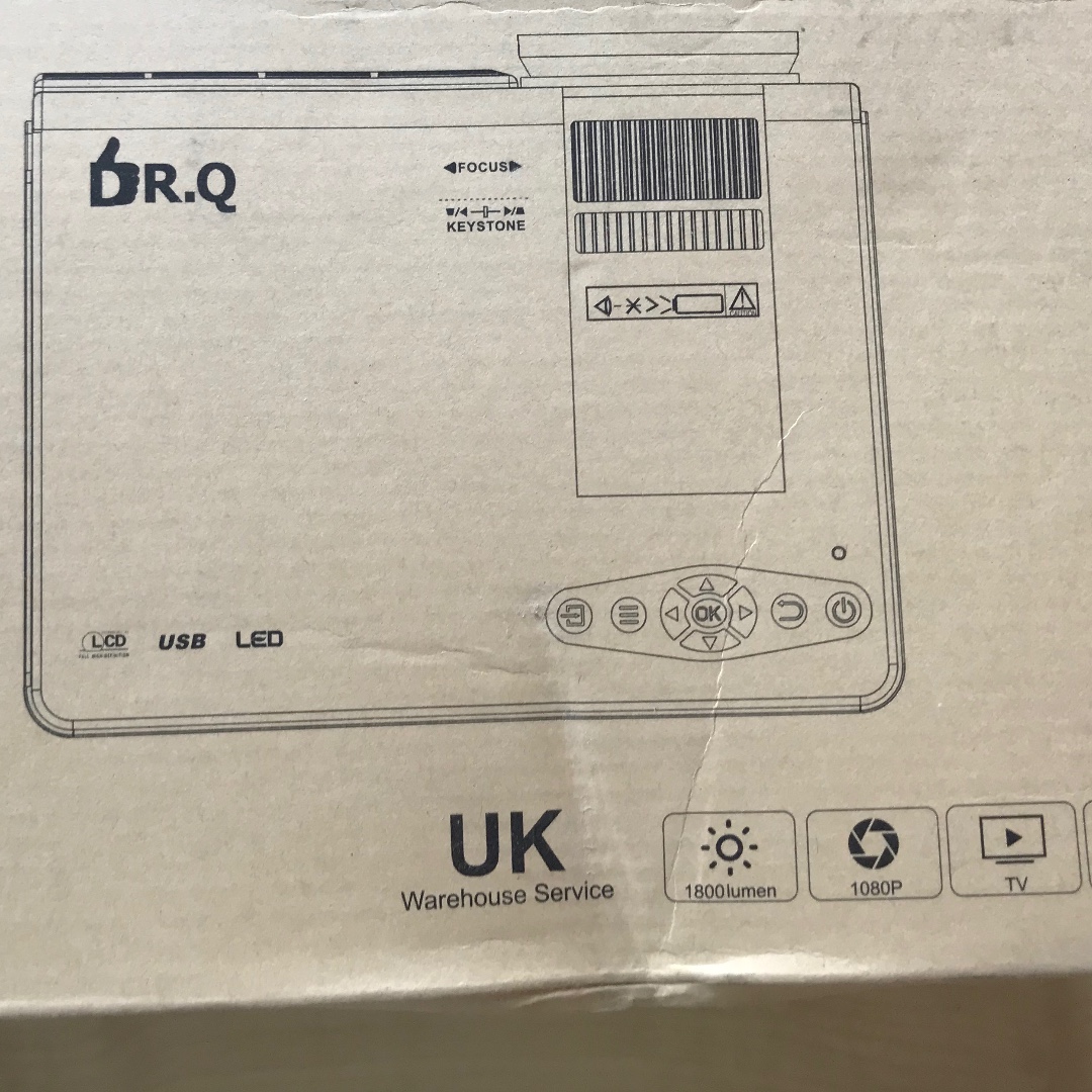 DR.Q Projector MINI, TV & Home Appliances, TV & Entertainment