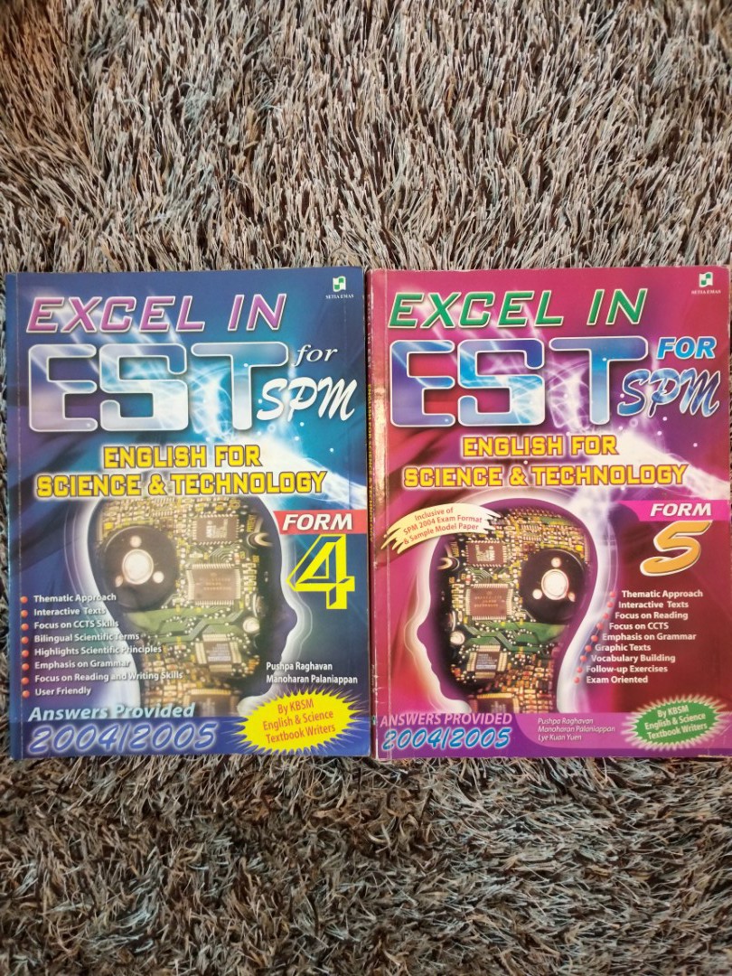 Est English Science And Technology Form 4 5 Textbooks On Carousell