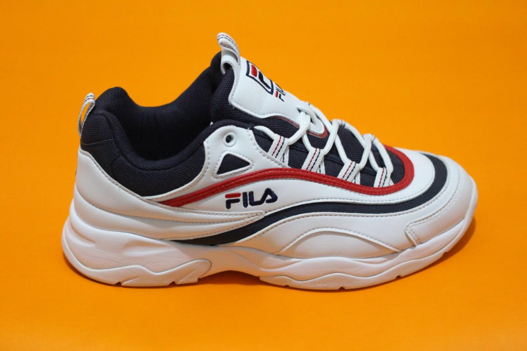 Fila ray white navy shop