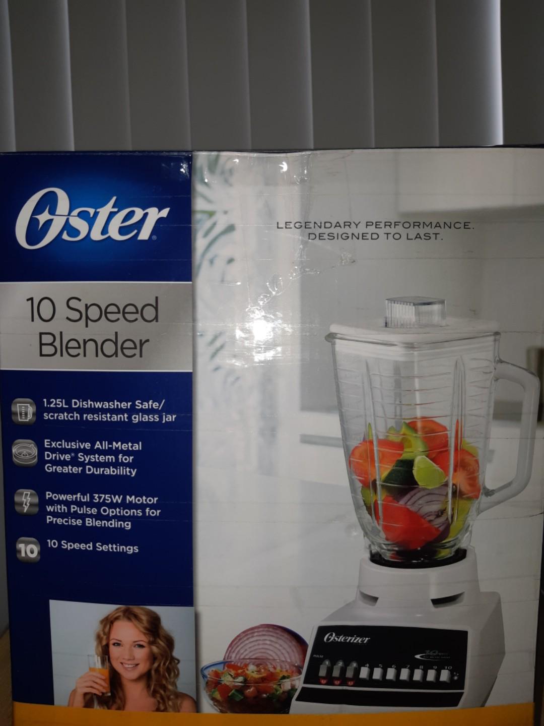 OSTER 10 Speed BLENDER (Category: Juicers, Blenders & Grinders) located in Makati City. Submitted by hanevy (Listing ID 186902177, Image 2). Description: FOR SALE : OSTER 10 Speed Blender 💥1.25L Dishwasher Safe/scratch resistant glass jar 💥Exclusive All-Metal Drive System for Greater Durability 💥Powerful 375W Motor with Pulse Options for Precise Blending 💥10 Speed Settings For inquiry DM/CALL.