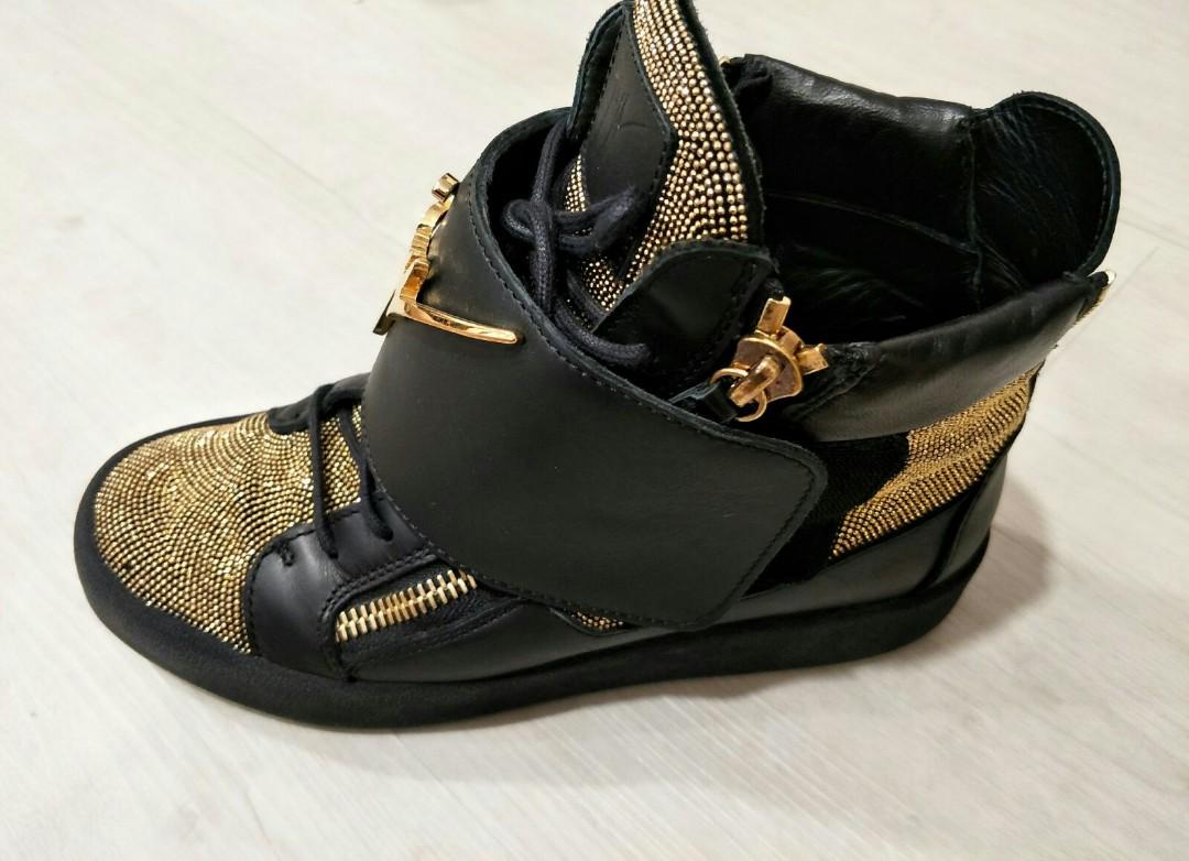 Giuseppe zanotti studded sneakers cheap