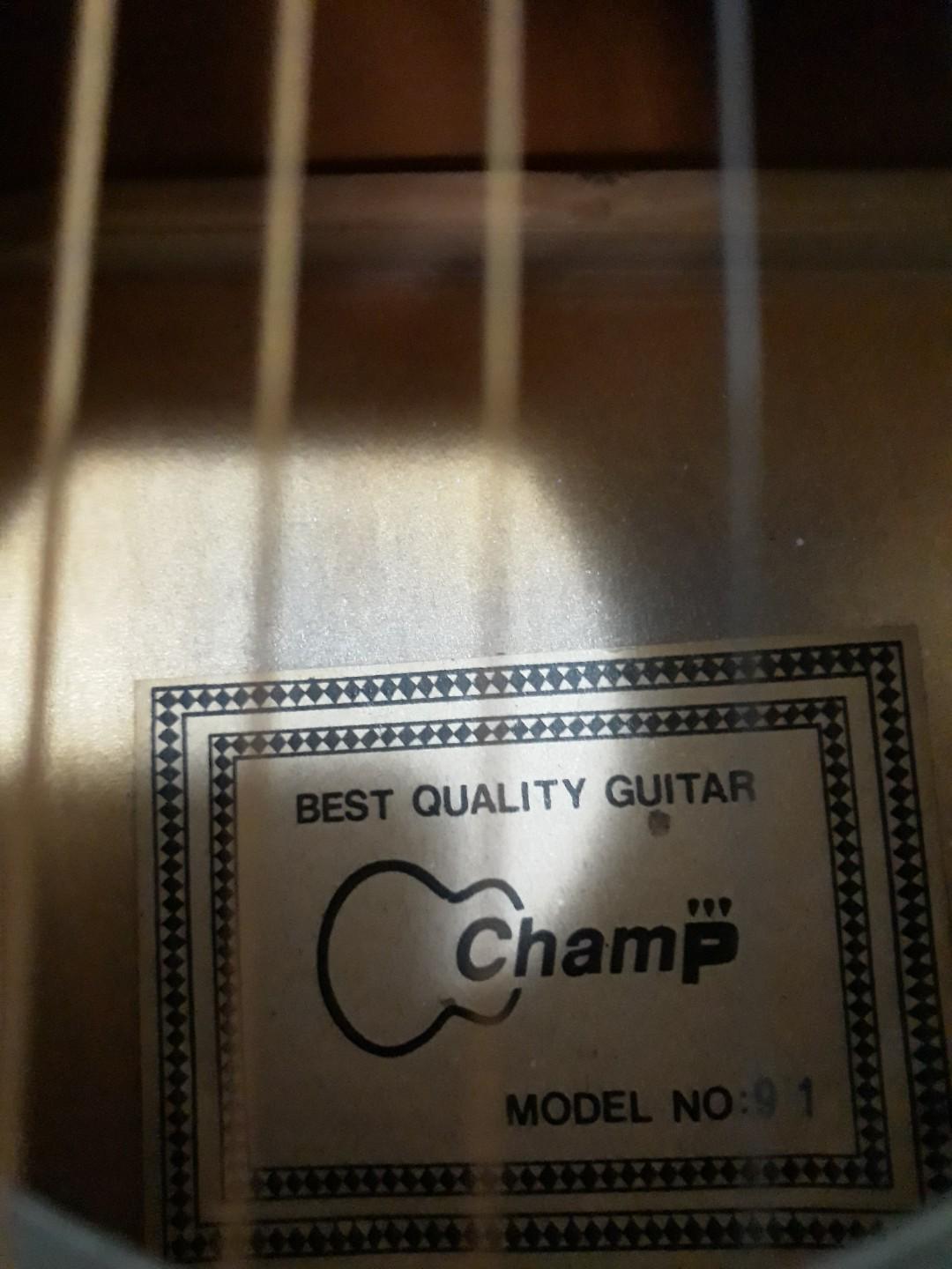 Guitar( Champ Brand), Hobbies & Toys, Musical Instruments on Carousell