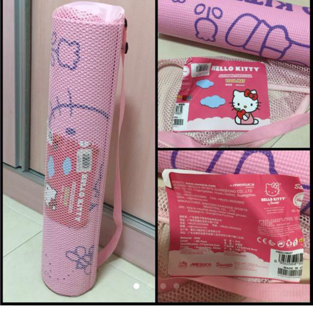 Hello Kitty Yoga Mat - Japan Authentic, Sports Equipment, Exercise & Fitness,  Exercise Mats on Carousell