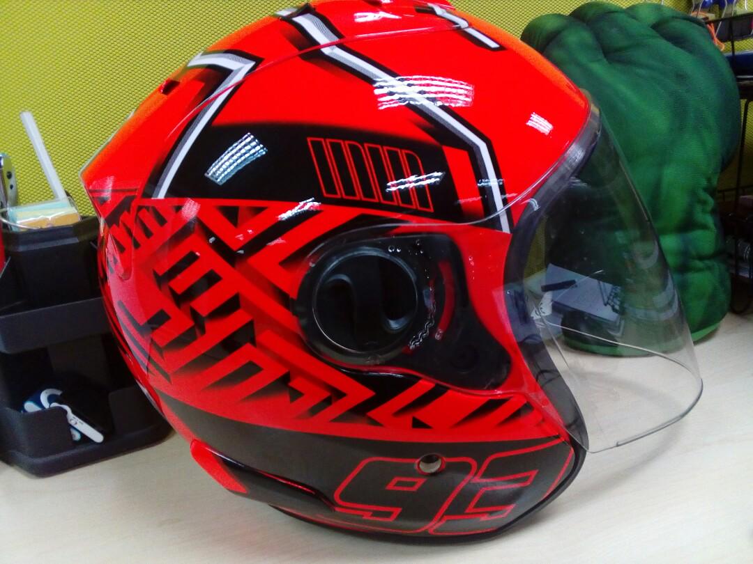 Helmet xdot 93 Marquez Nego Motorbikes on Carousell