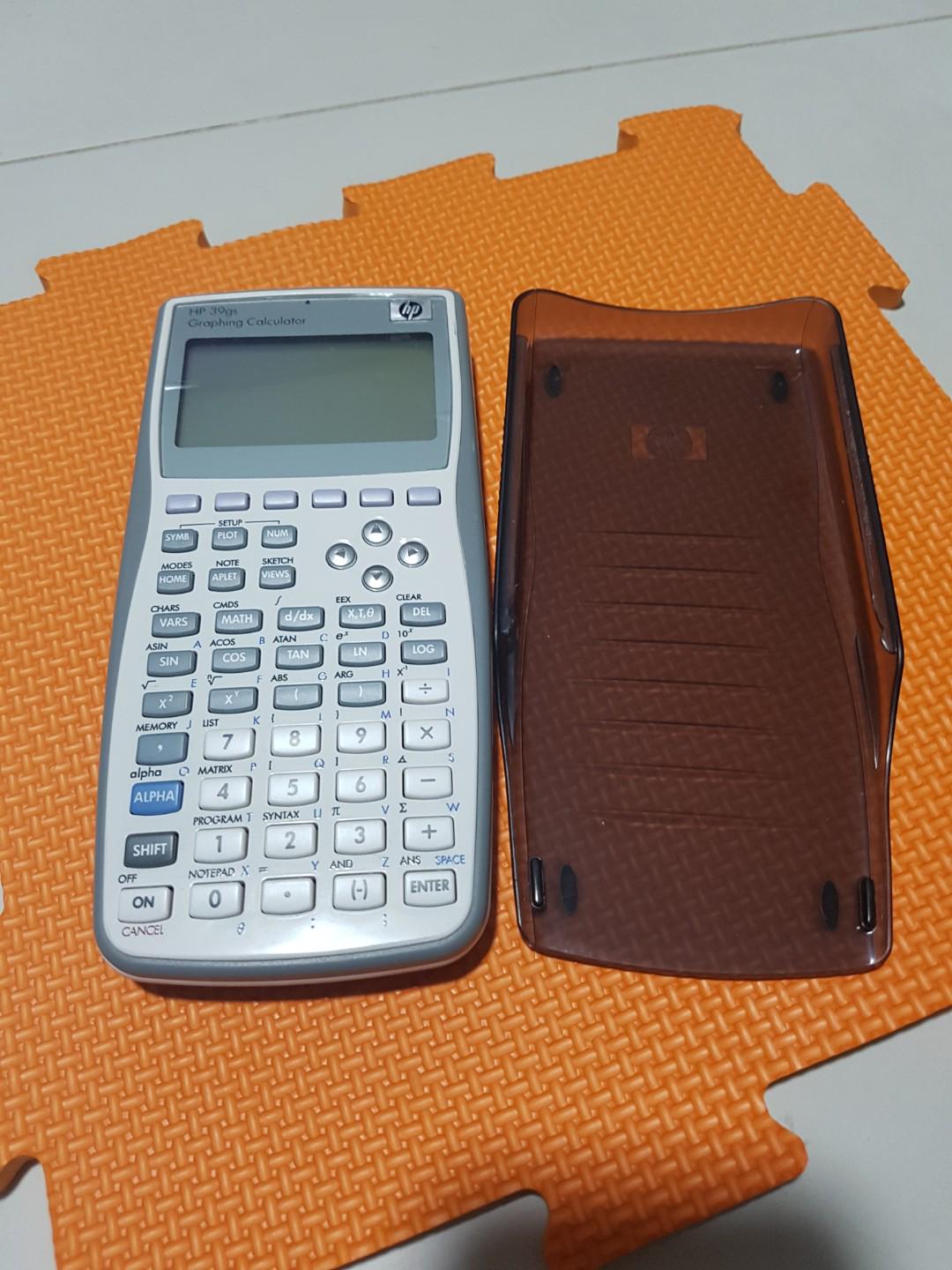 Hp Graphing Calculator 39gs Computers Tech Office Business Technology On Carousell