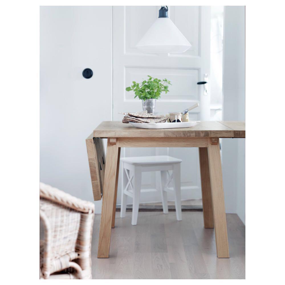 IKEA Mockelby Drop Leaf Table, Furniture & Home Living, Furniture