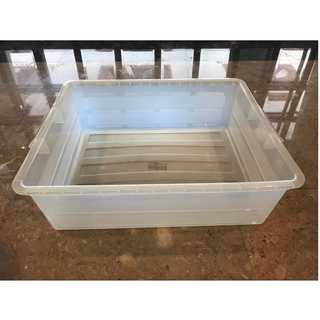 Ikea Plastic Basket Transparent Everything Else On Carousell