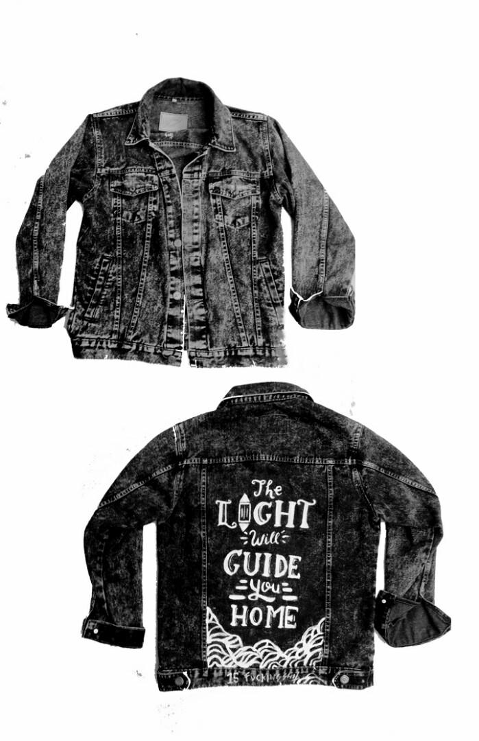 Jaket denim atau jeans custom