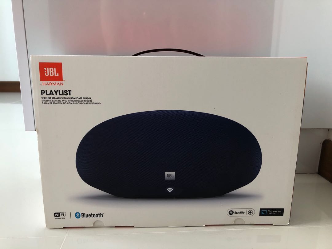 jbl playlist wireless speaker with chromecast