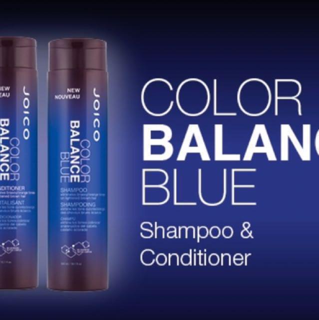 Joico Blue Shampoo Blue Conditioner Health Beauty Hair Care