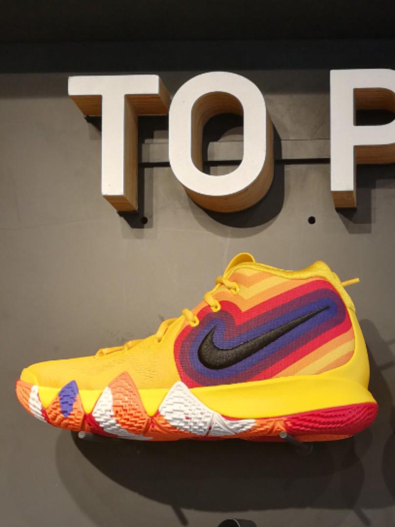 Kyrie 4 70s yellow multicolor US10 Men s Fashion Footwear Sneakers on Carousell