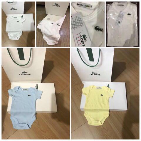 Lacoste baby onesie on sale