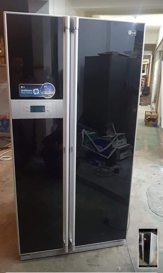 Lg fridge side by side, TV & Home Appliances, Kitchen Appliances