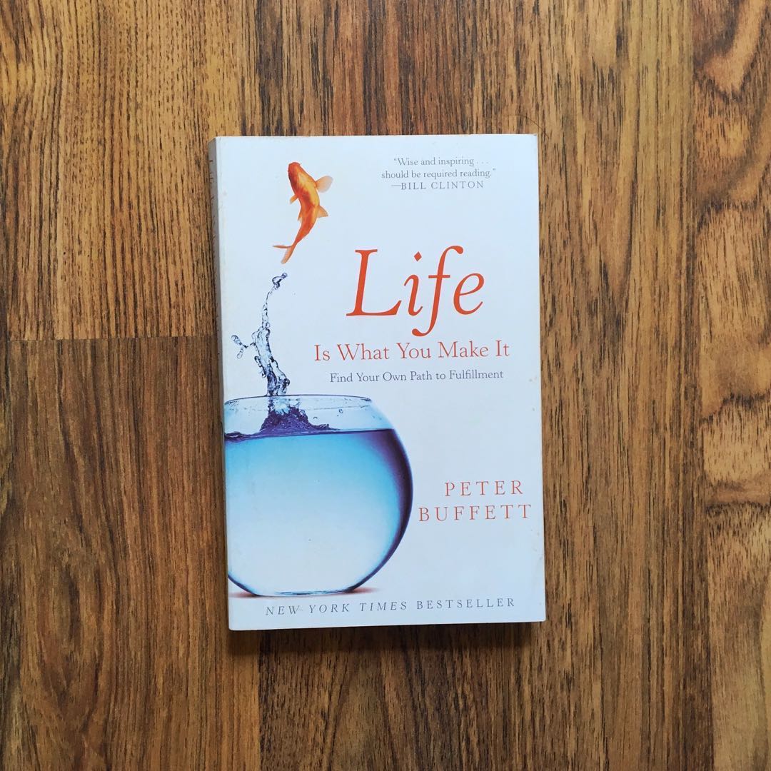 Life Is What You Make It Peter Buffet Books Stationery Non