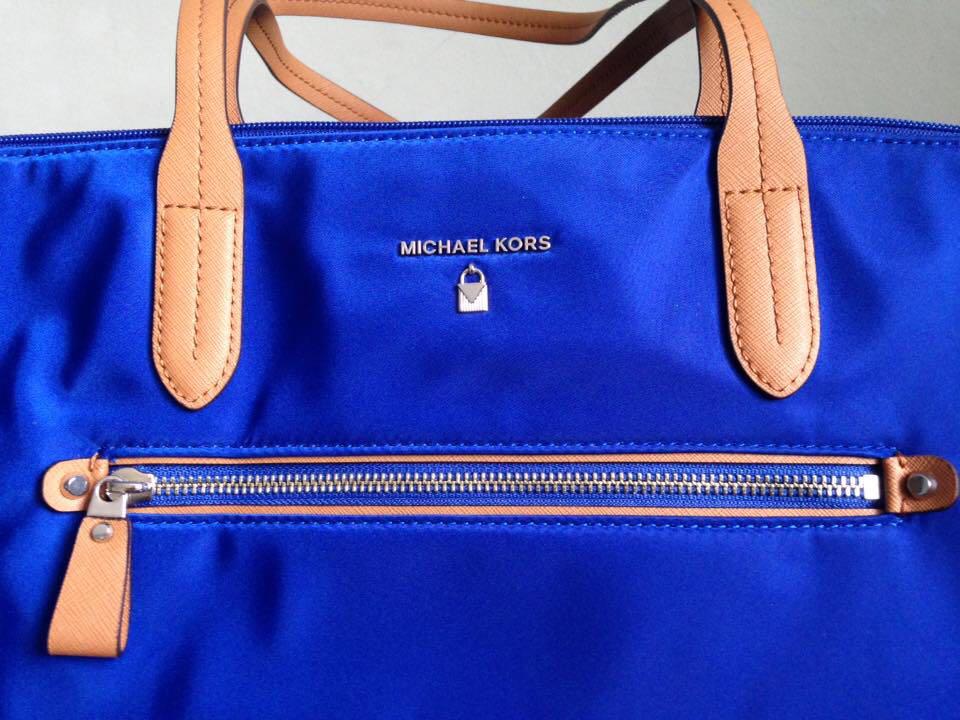 Michael kors electric best sale blue tote