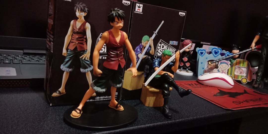 For Sale One Piece Dramatic Showcase Luffy And Zoro Hobbies Toys Toys Games On Carousell