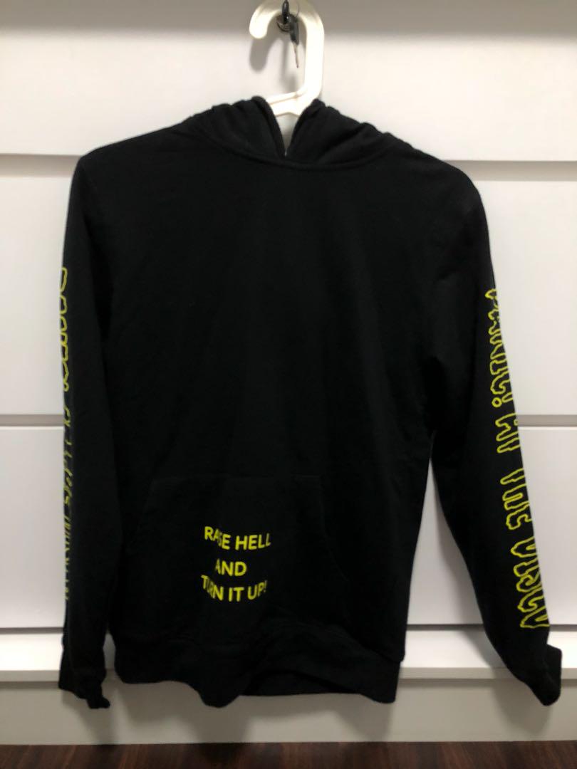 Yellow panic at the disco hoodie top