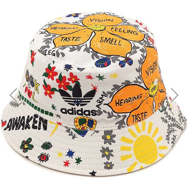 adidas yellow bucket hat