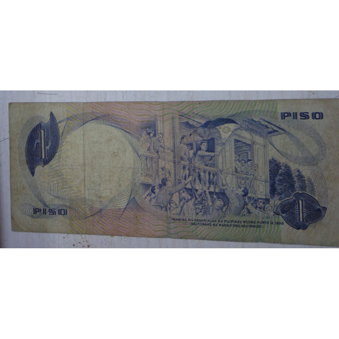 Philippines P1 JOSE RIZAL BILL (Category: Currency) located in Caloocan City. Submitted by bagaforum (Listing ID 186999297, Image 2). Description: .