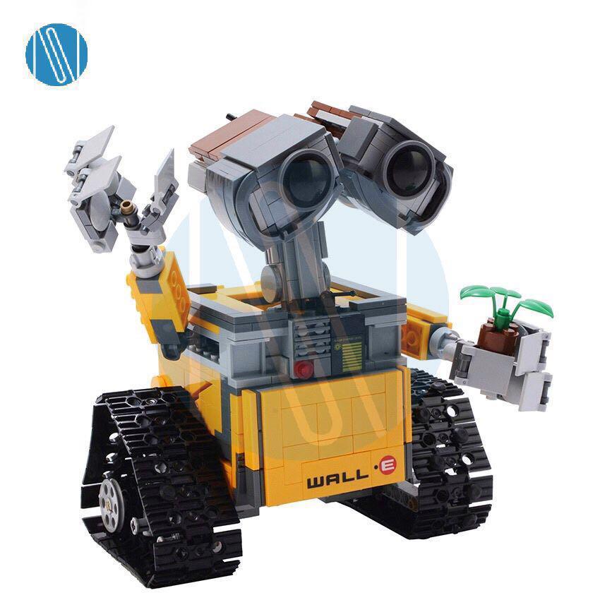 Pre Order Wall E Building Blocks Plastic Diy Robot Kit Toys Games Blocks Building Toys On Carousell