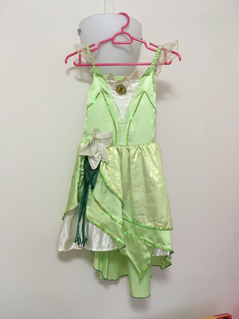 Princess Tiana Party Dress Costume Babies Kids Girls