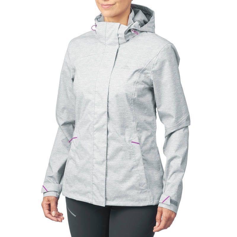 Quechua waterproof hiking jacket, Women 