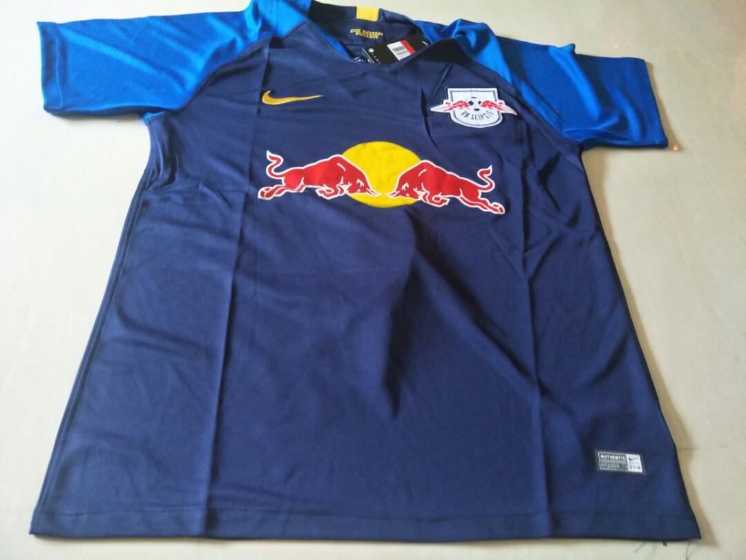Rb Leipzig 18 19 Away Short Sleeve Kit Sports Sports Apparel On Carousell