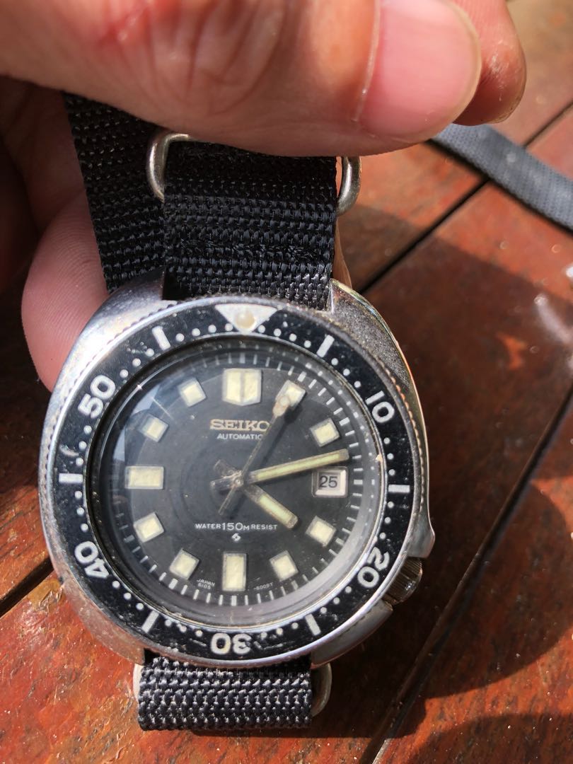 Seiko 6105-8110 vintage diver, Luxury, Watches on Carousell