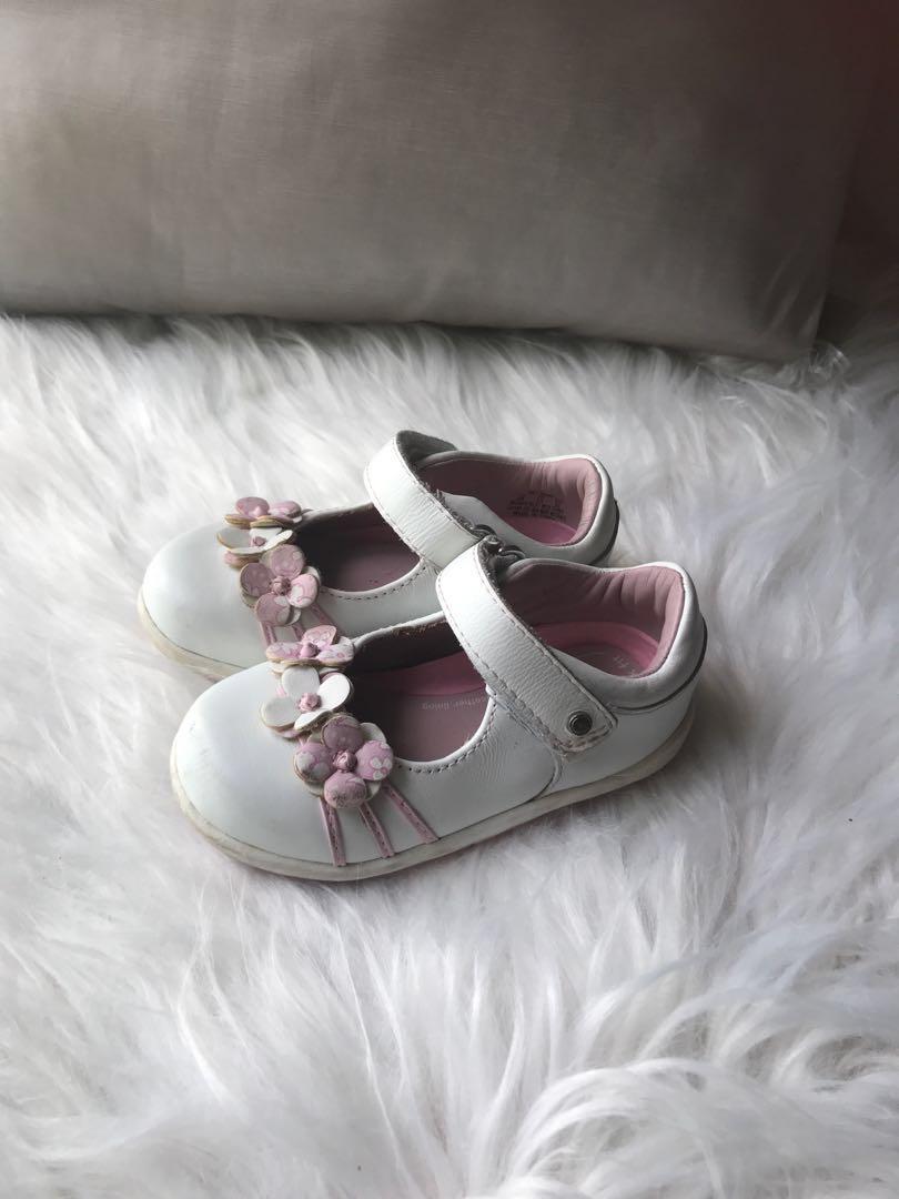 stride rite white mary janes