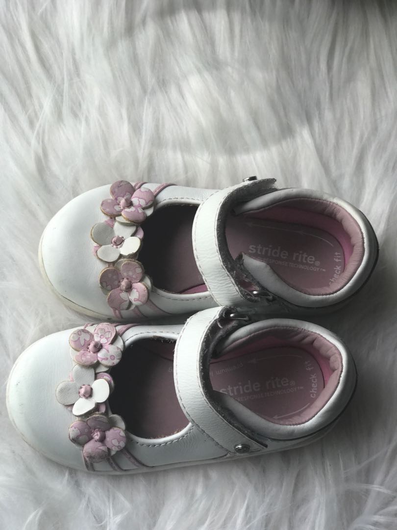 stride rite white mary janes