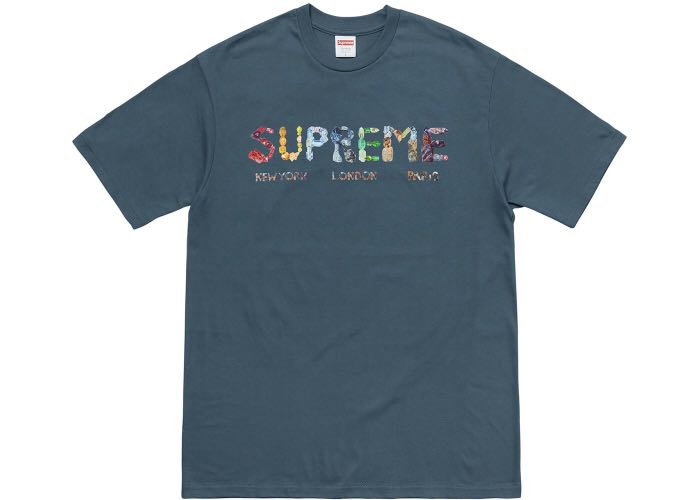 Supreme crystal tee Outlet