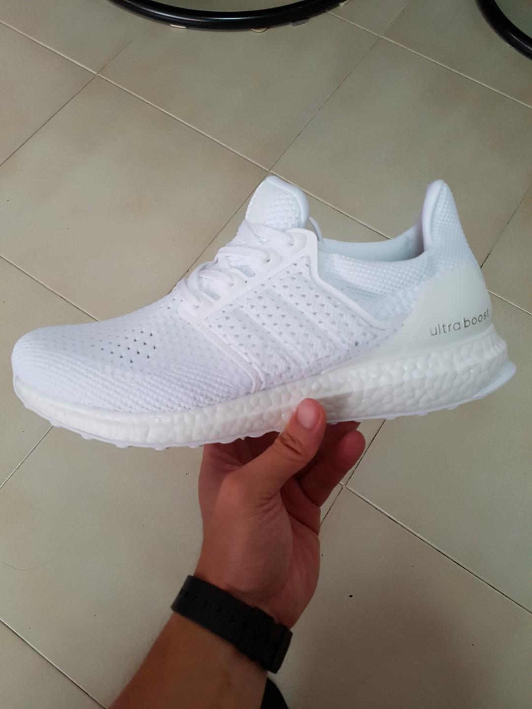 US9 Ultra Boost 4.0 Triple White UB4.0 Men s Fashion Footwear Sneakers on Carousell