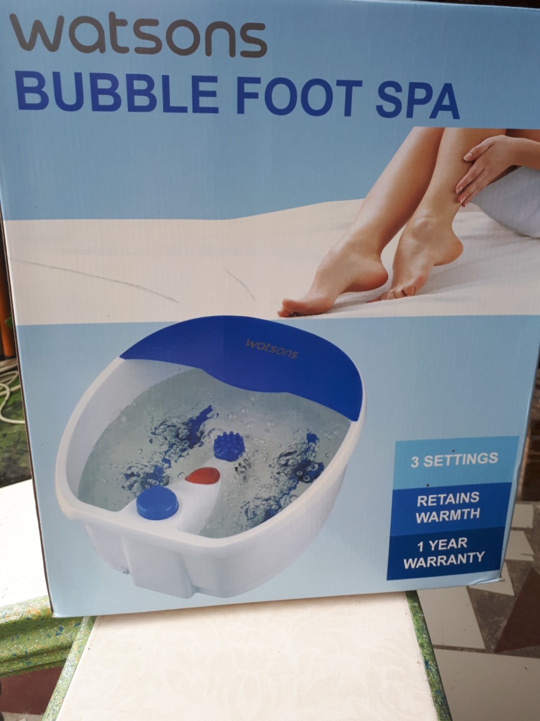 Watsons bubble foot spa on Carousell