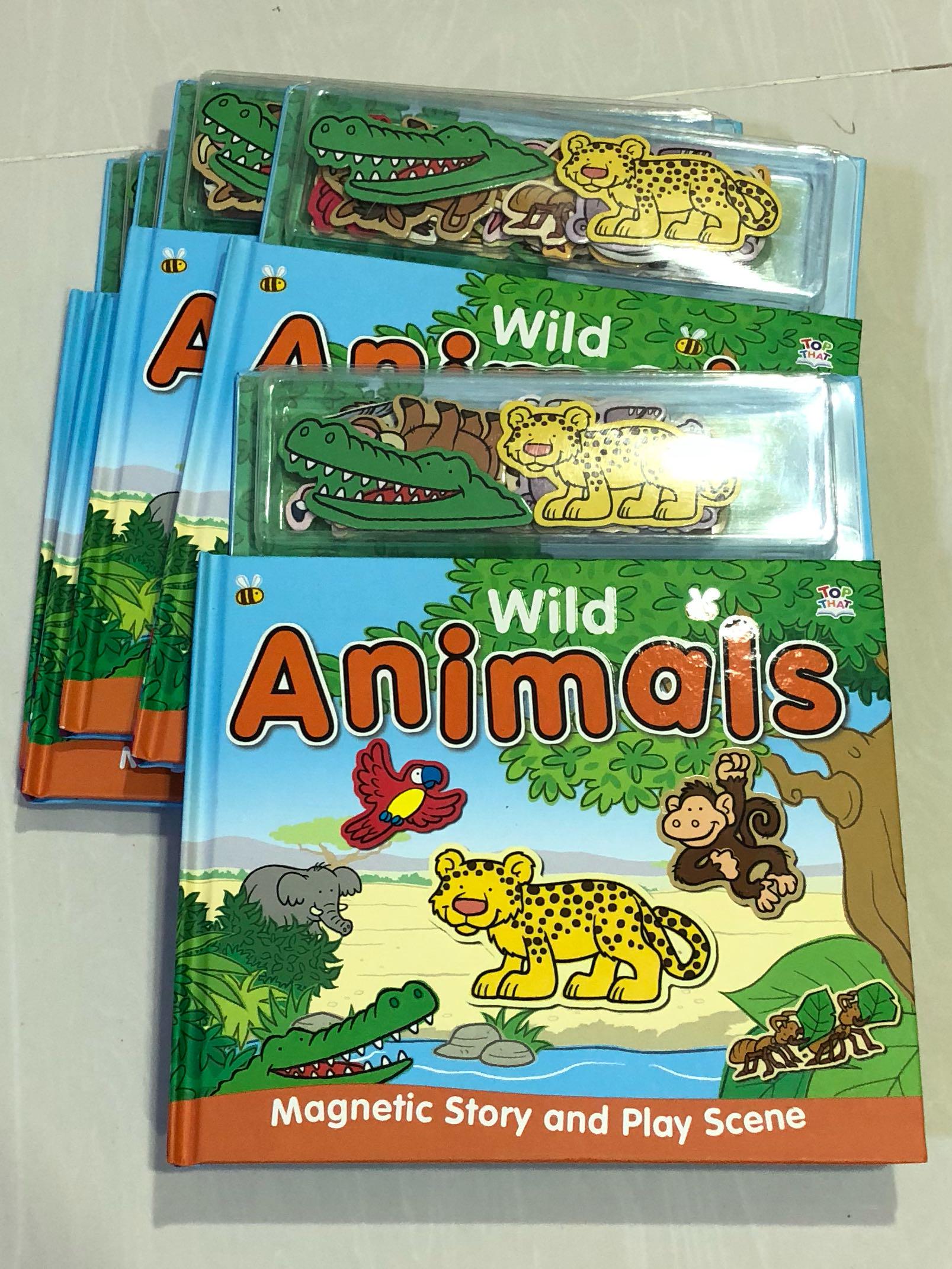 Wild Animals Magnetic Story Book Books Stationery Children S