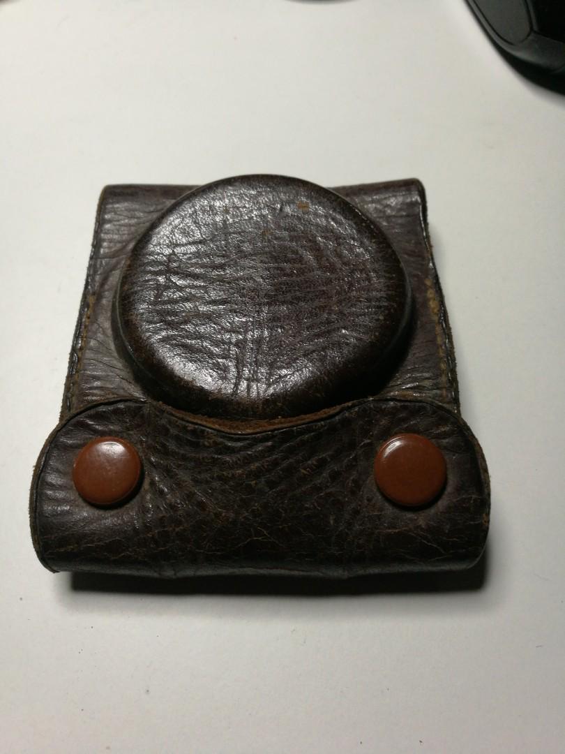 leather pocket watch holder
