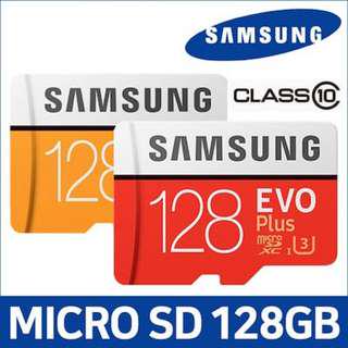 128GB SAMSUNG Micro SD Card EVO PLUS