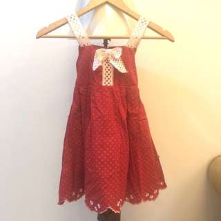 Petite Mon Cherie Red Dress size 6 