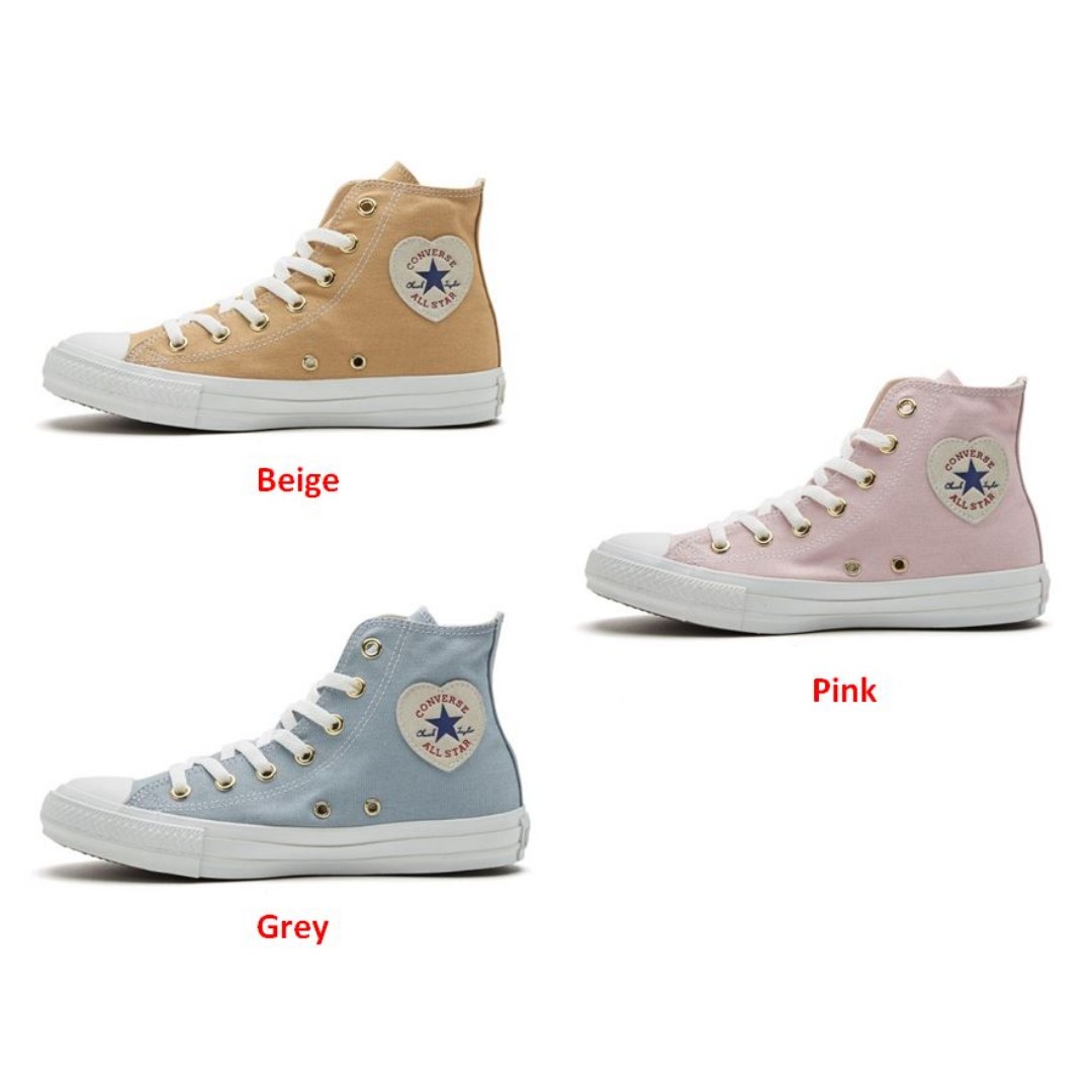 Converse all star heart patch sales