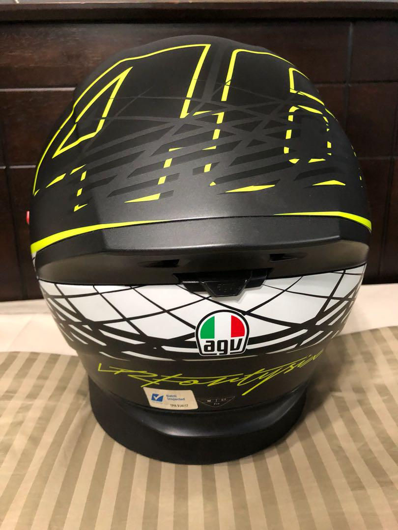 AGV K5 S THORN ROSSI 46 FULL FACE HELMET Motorcycles Motorcycle