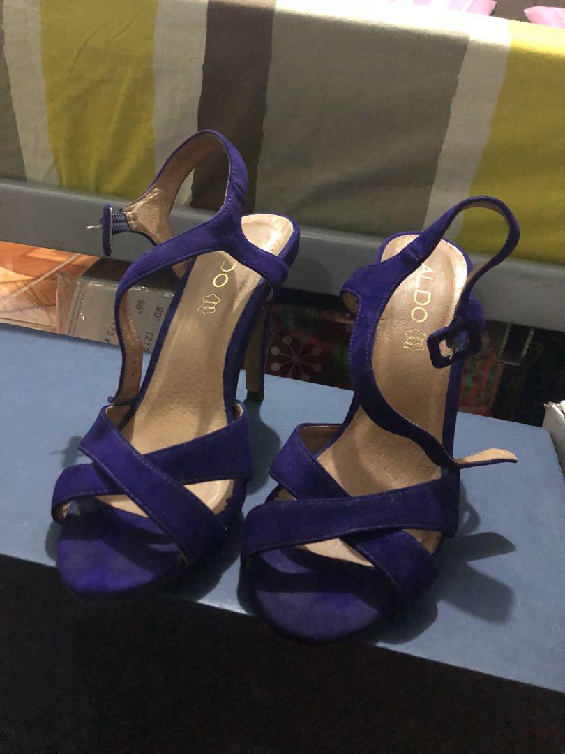aldo purple heels