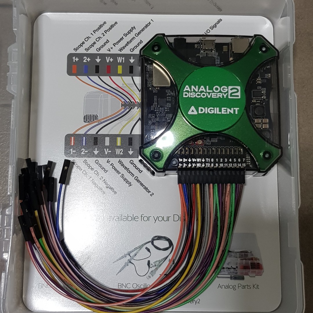 Analog Discovery 2 100MS/s USB Oscilloscope, Logic Analyzer and Variable Power Supply, Audio