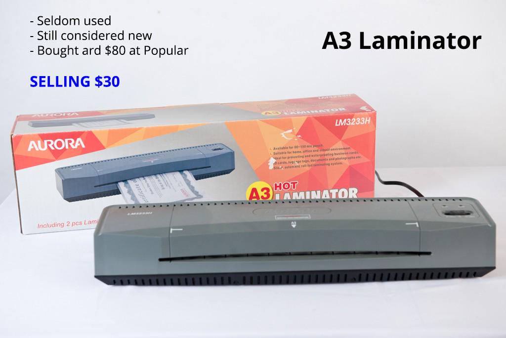 Aurora A3 Laminator In Box Model Lm3233 Electronics Others On Carousell