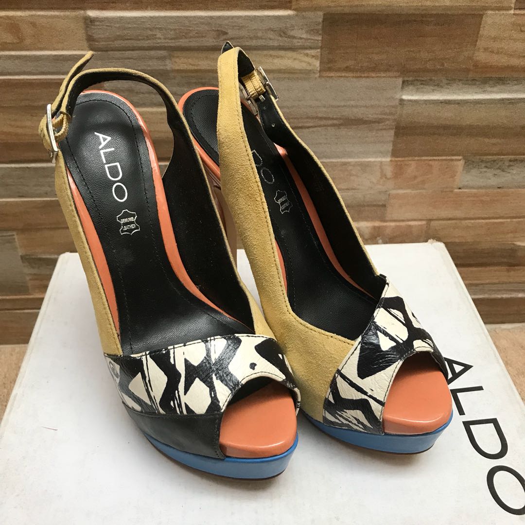 Aldo mustard heels clearance