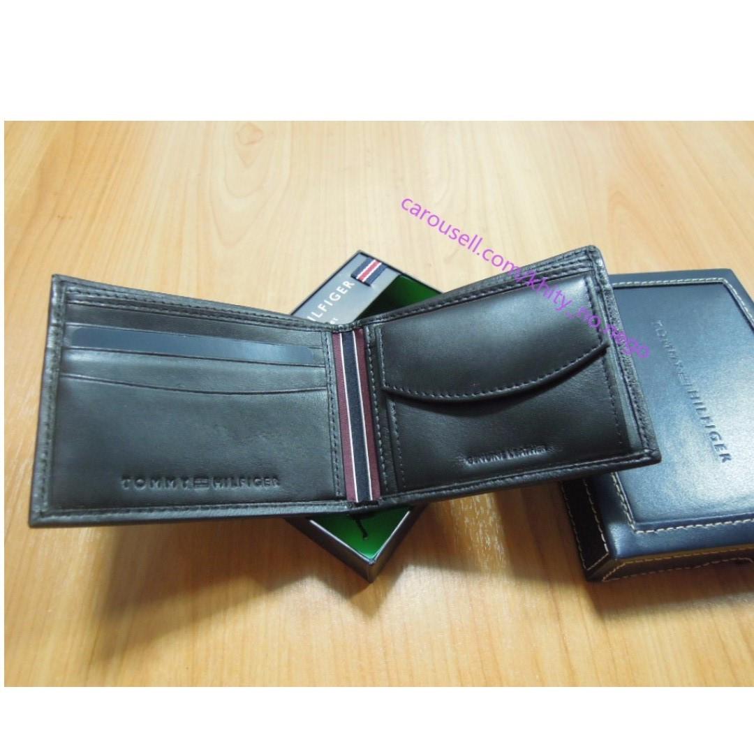 AUTHENTIC Tommy Hilfiger wallet Men s Leather wallet with coin