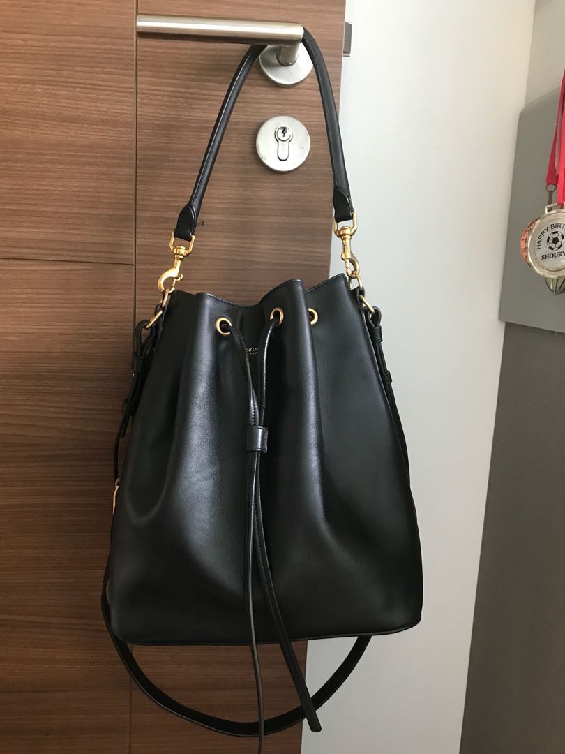 Authentic Ysl Bucket Bag Women S Fashion Bags Wallets Sling Authentic Ysl Bucket Bag Women S Fashion Bags Wallets Sling On Carou