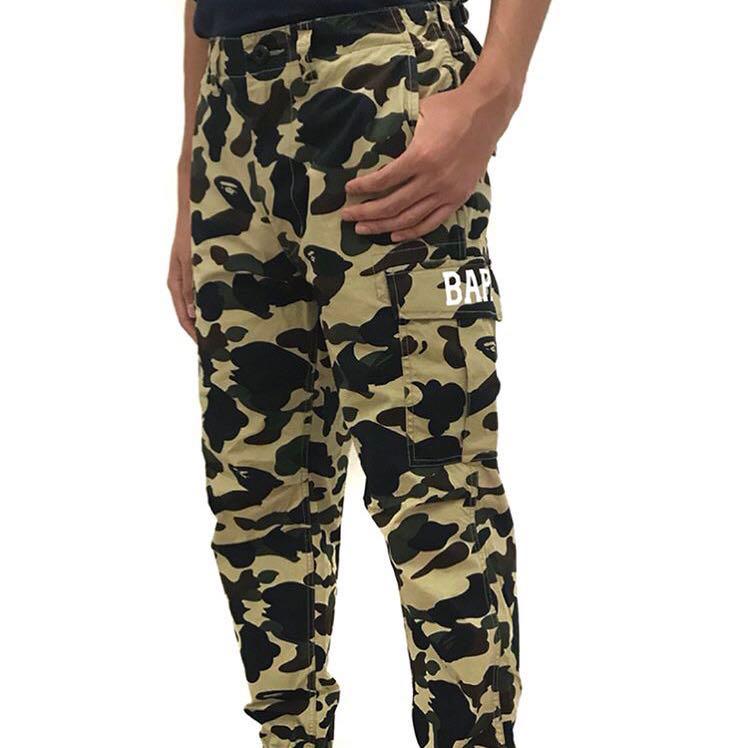 bape camo jeans
